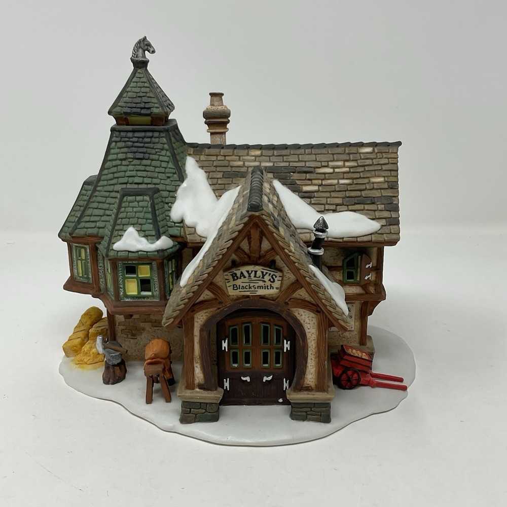 Dept 56 Dickens Village Series Bayly's Blacksmith Christmas 56.58495